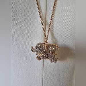 Fashion Gold Elephant Pendant Necklace